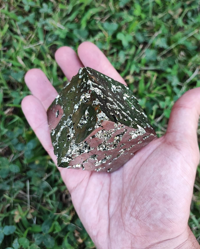 Cube en Pyrite