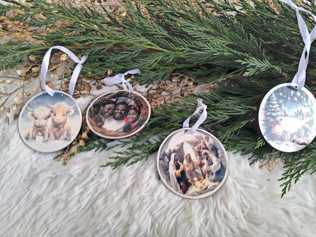 🎄 Boules de Noël personnalisées – Sublimation ✨