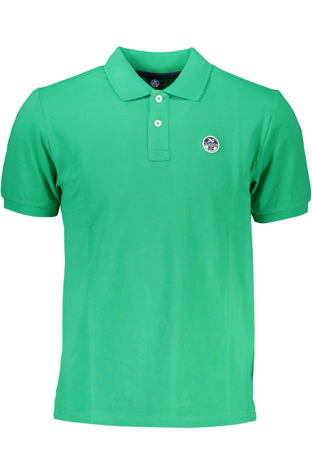 NORTH SAILS POLO MANICHE CORTE UOMO VERDE