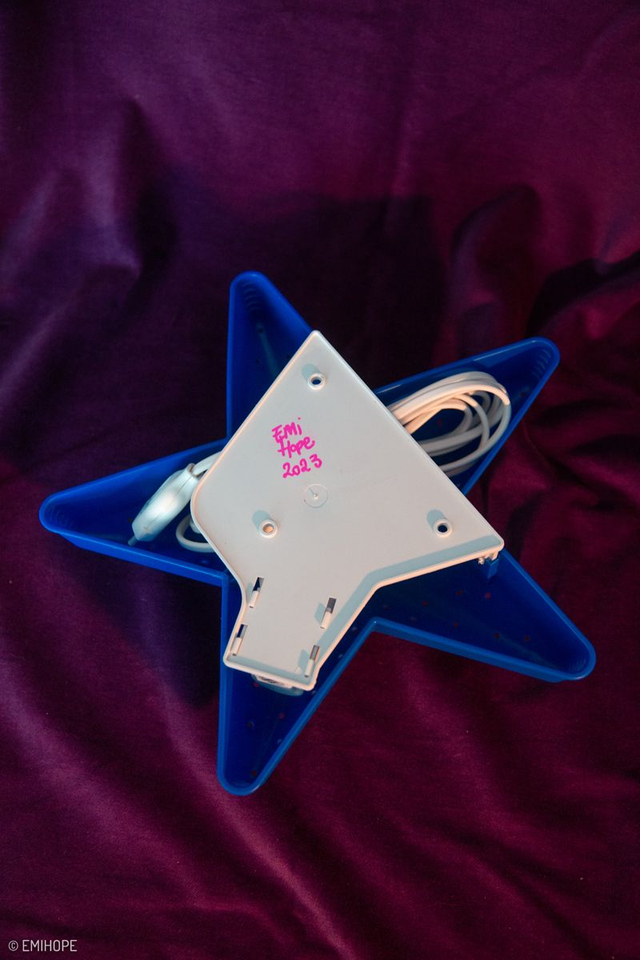 LAMPE MURALE ÉTOILÉE ROSE