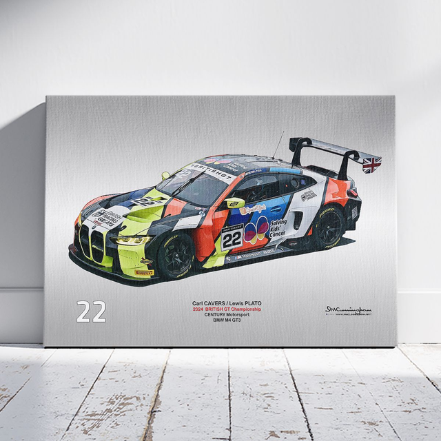 C240902 BMW M4 GT3 British GT 24 CenturyMotorsport #22
