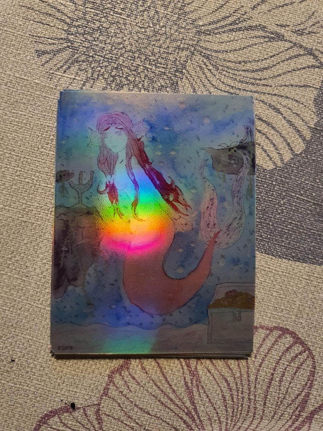 Sticker Holo Big Glitter Mermaid