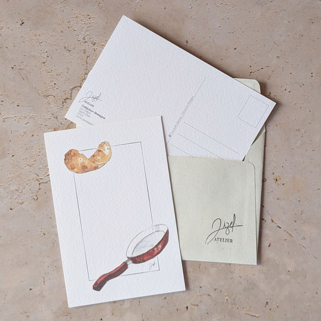 Carte postale - Bretagne - La Crêpe