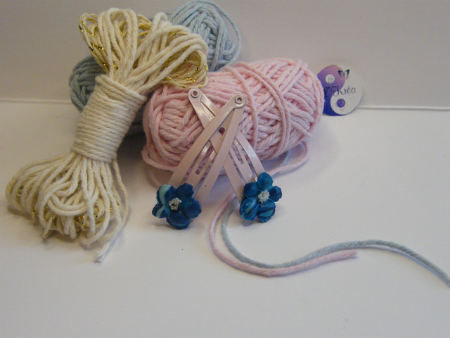 Marguerites Bleu/Blanc