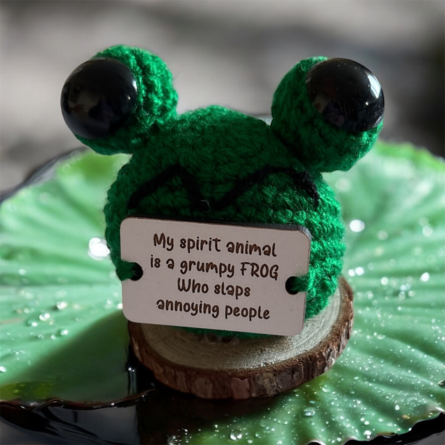 Positive pal (grumpy frog)