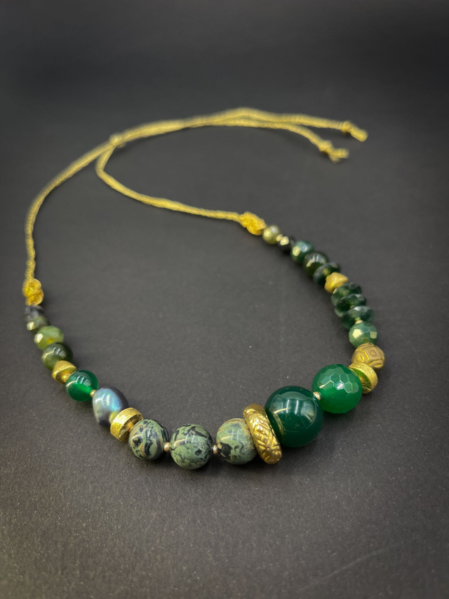 Collier &quot;Aloa&quot; vert