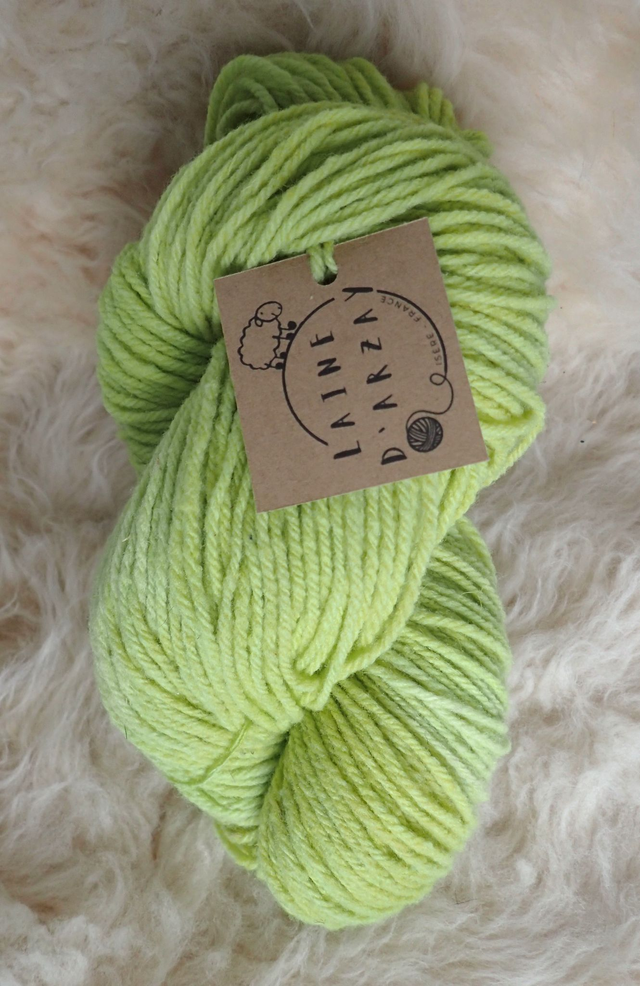 Echeveau coloré laine mérinos 100g