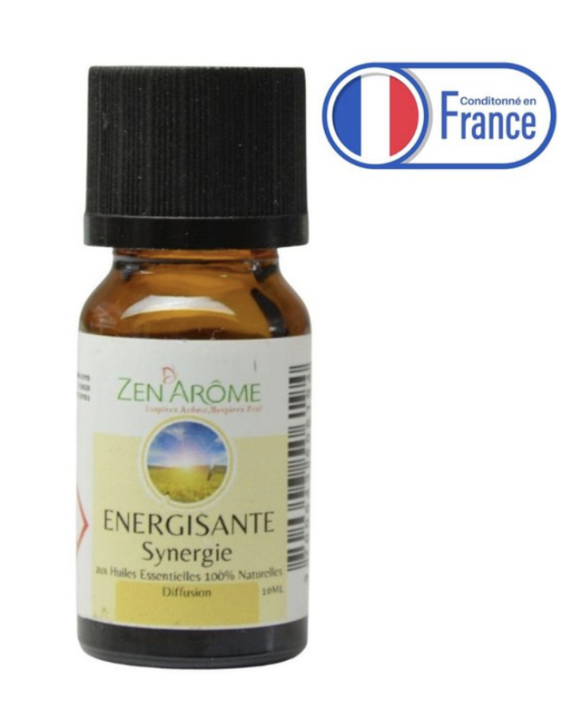 Synergie d'huiles essentielles – Energisante - 10 ml - Utilisation pour la Diffusion - 