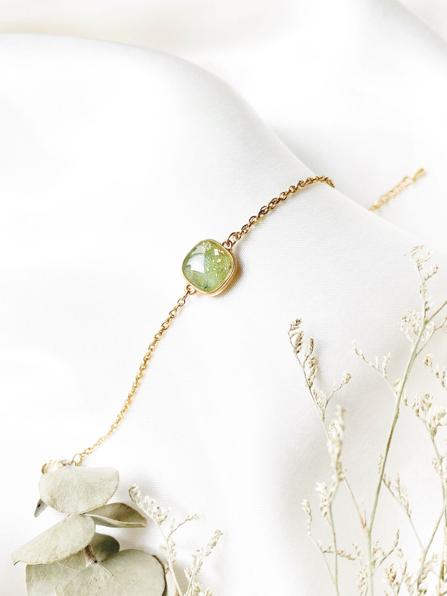 Bracelet Izia | Vert amande