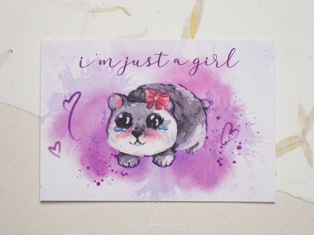 Print "I'm just a girl" | ZWIERZĘTA