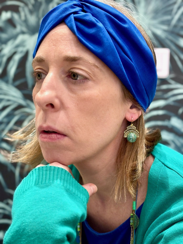 Boucles « Calice d’émeraude »