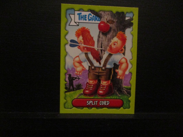 Split Cord - (Topps) The Garbage Gang Original Trading Card #18