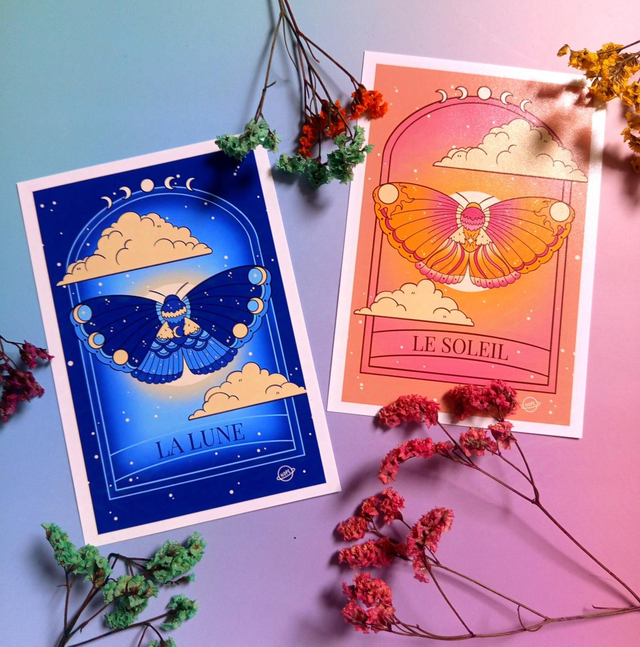 Illustration Cartes de Tarot