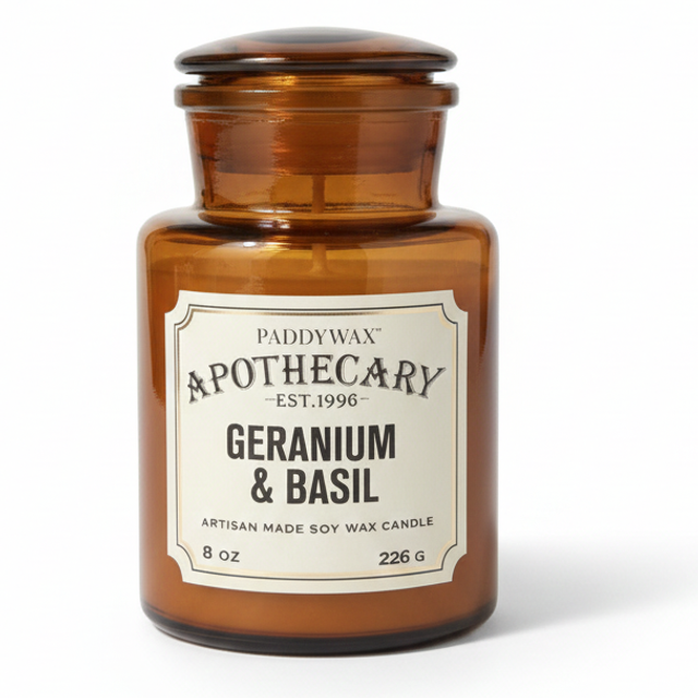 Vela apothecary GERANIUM & BASIL