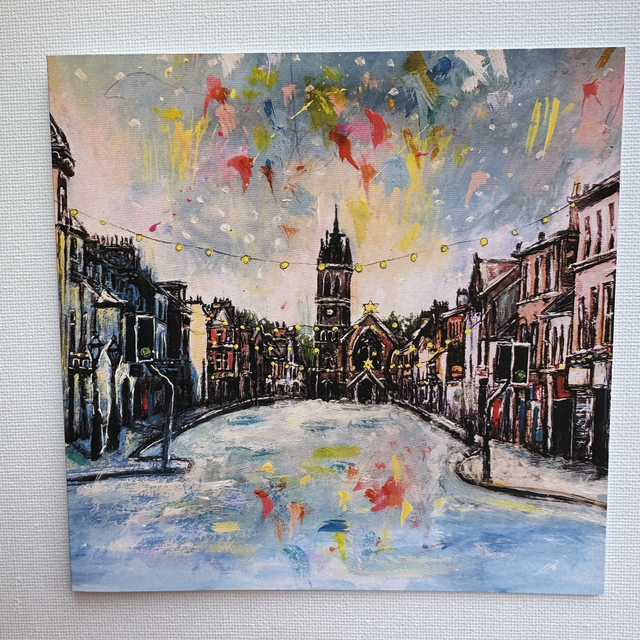 Christmas Card- Peebles- Merry Christmas from Peebles