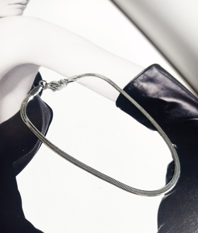 Pulseira fita em aço inoxidável