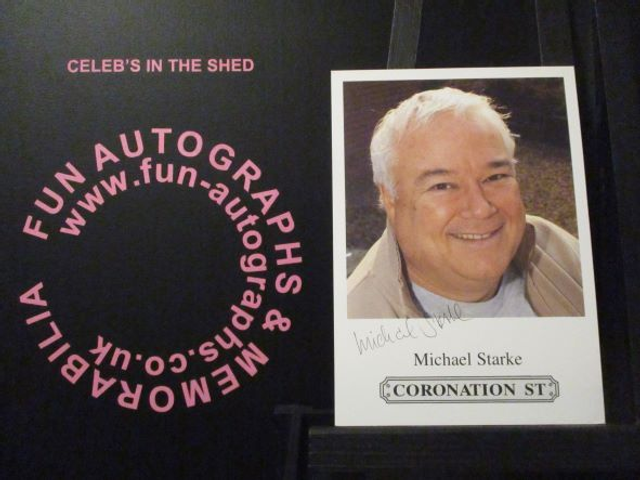 Michael Starke (Jerry Morton) Original Coronation Street Pre-Print Cast Card (SEE PIC)