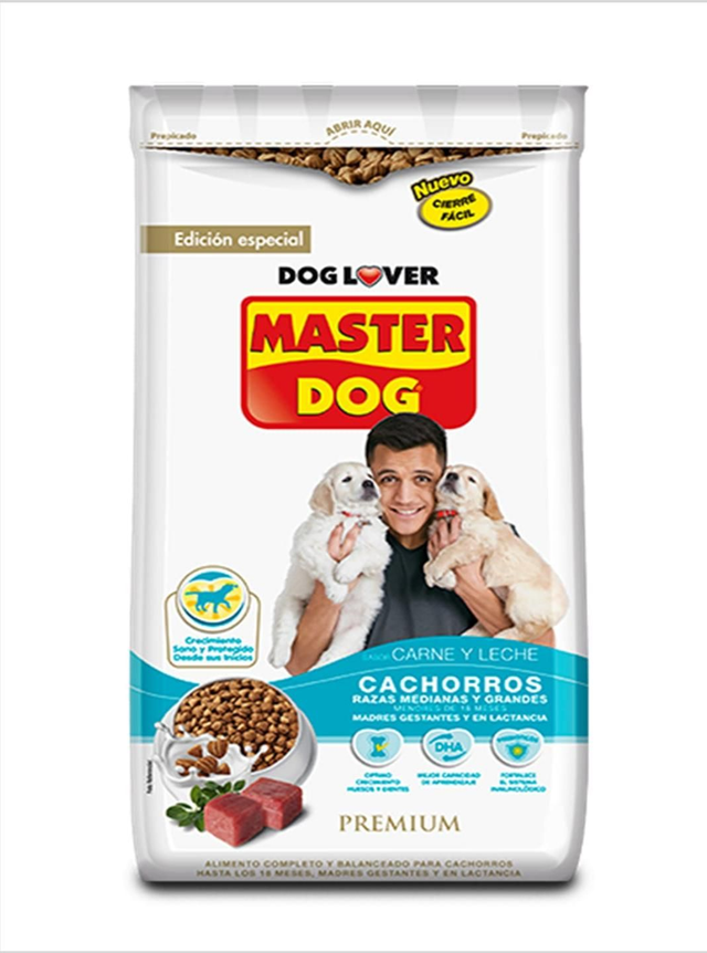 Master Dog cachorro 18kg carne y leche 