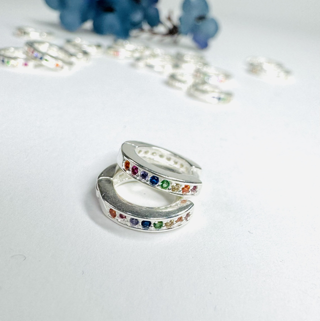 Argolinha click Colors M dupla face 