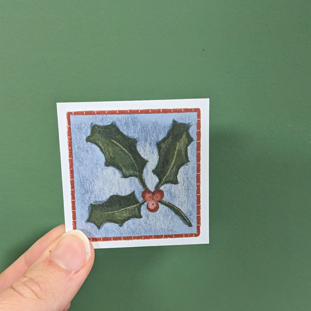 Holly Sticker