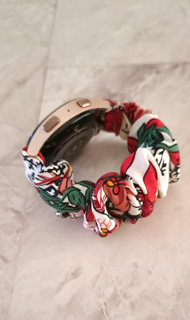 Bracelet chouchou pour montre tropiques