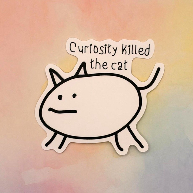 Curiosity killed the cat