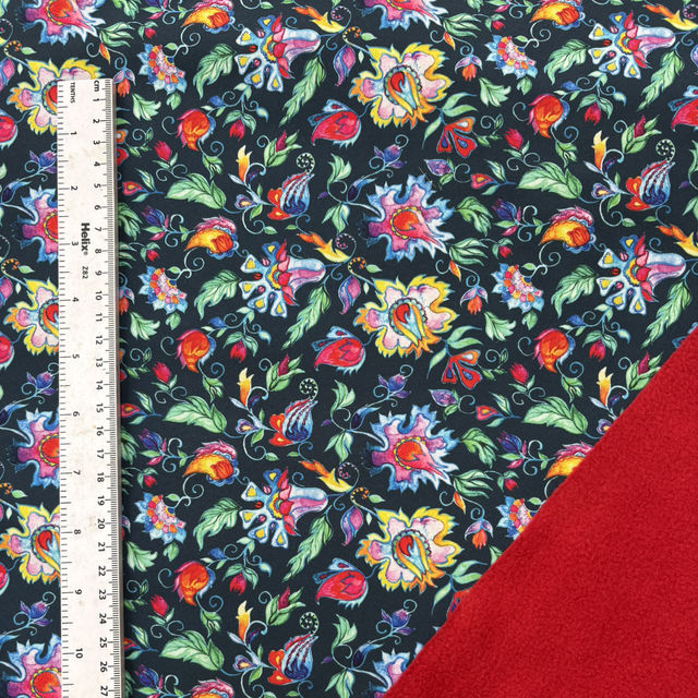 Red Floral Softshell