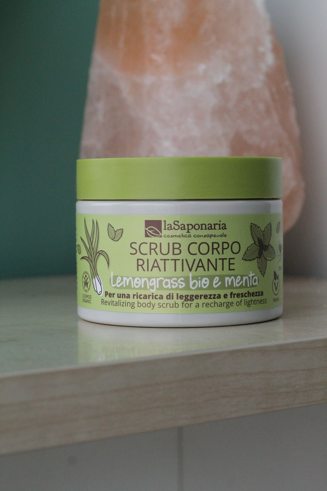 Scrub lemongrass e menta di La Saponaria (250 gr)