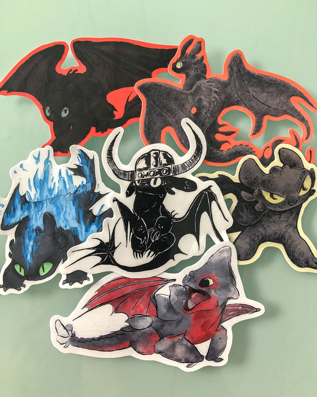 HTTYD stickers