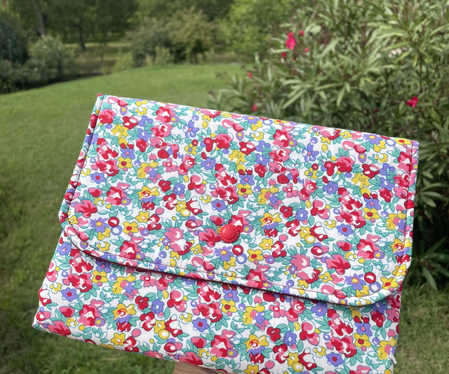 Tapis à langer en coton enduit