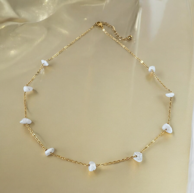 Collier ras du cou Éclat de Lune