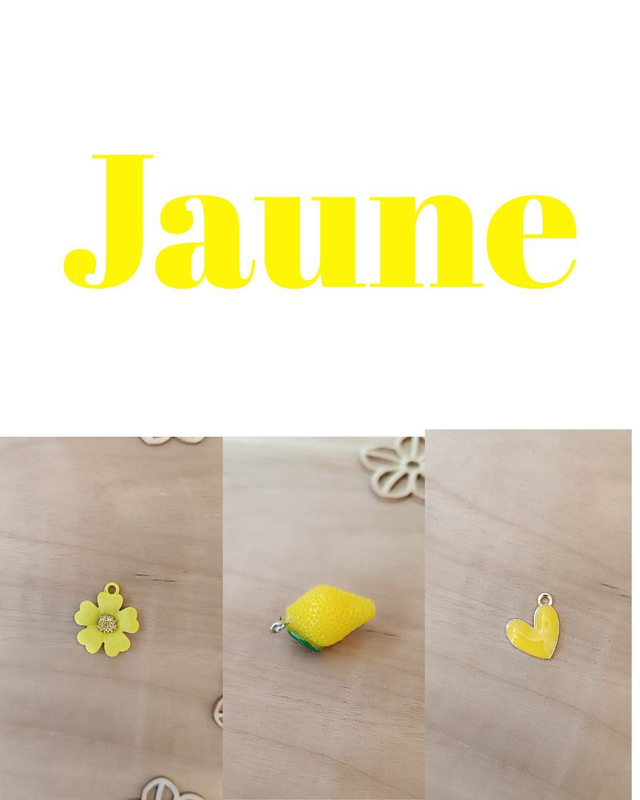Breloques Jaune