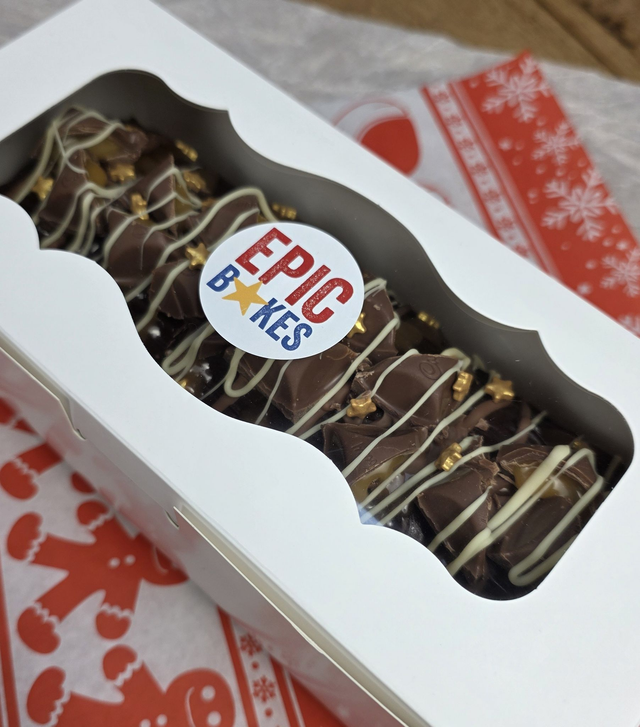 Salted Caramel Brownie Yule Log Roll