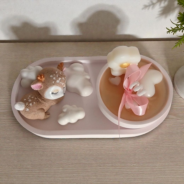 Bougie biche parfumée artisanale