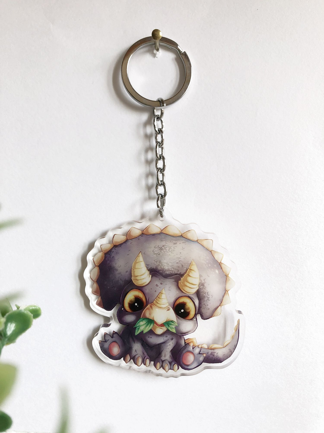 Porte-clef Triceratops