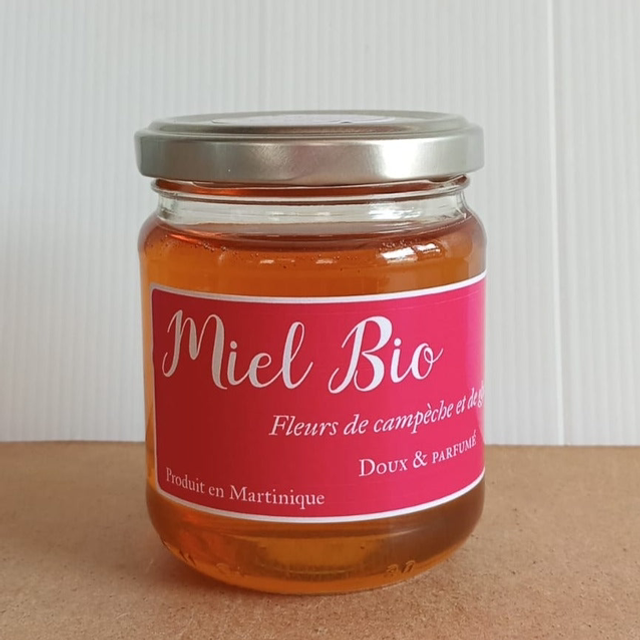 Miel bio - Fleurs de campêche et glycéria (doux &amp; parfumé) 250g