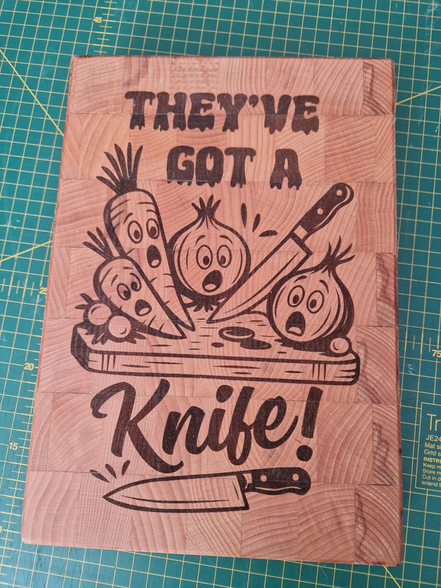 Beech end grain chopping board