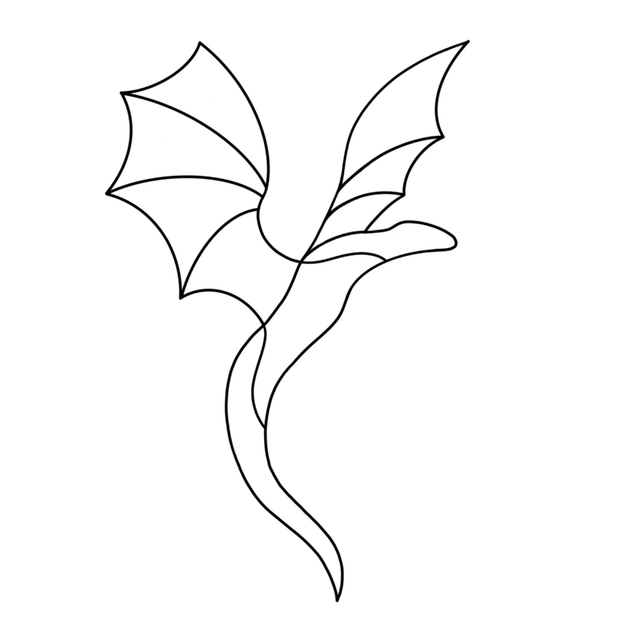 Vitrail Dragounet à personnaliser