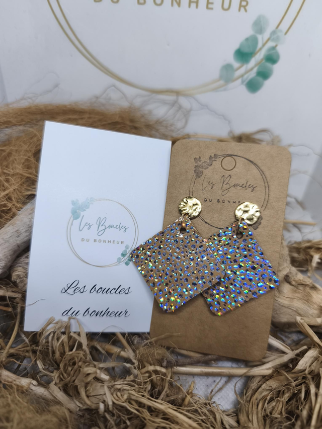 Boucles d&#039;oreilles Mini chouquette chou031