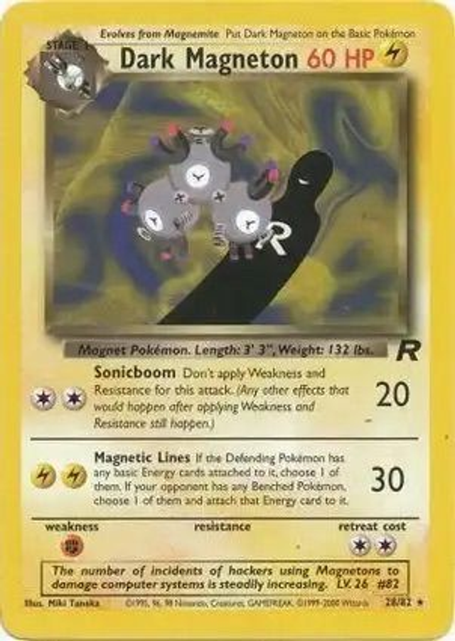 Dark Magneton - 28/82 (Team Rocket Unlimited)
