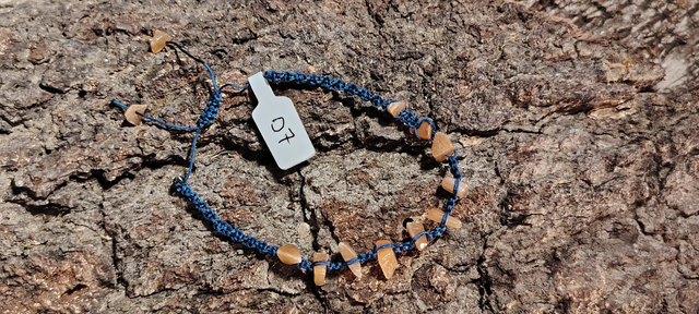 Bracelet macramé aventurine ref.D7