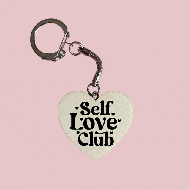 Porte clés coeur Self Love Club