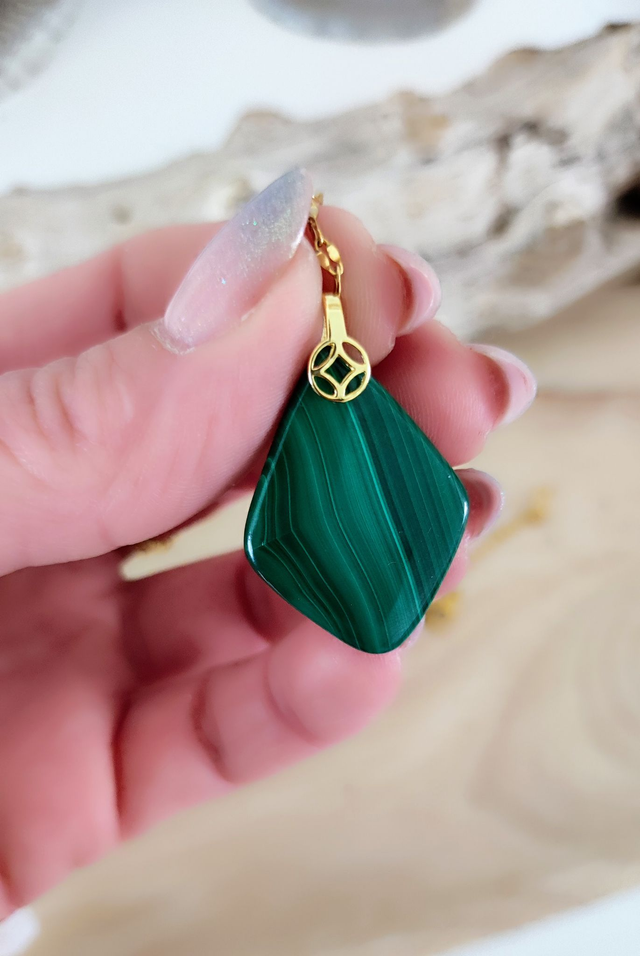 Pendentif Malachite