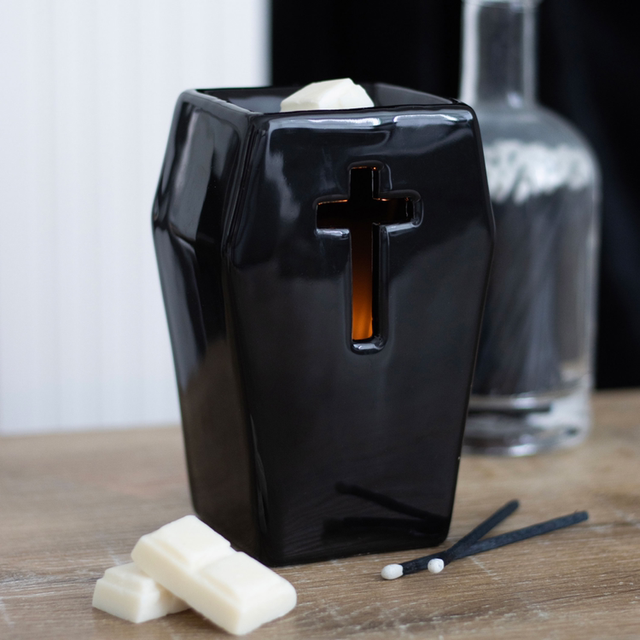 Coffin Tealight wax warmer 