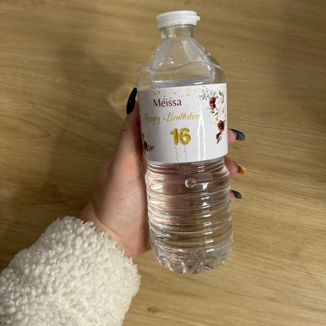 Étiquette bouteille 50cl (Lot de 4)