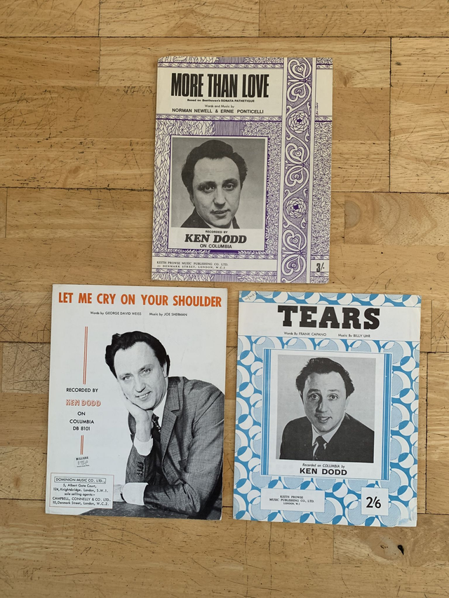 Ken Dodd Sheet Music x 3