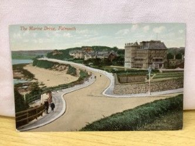 Falmouth, The Marine Drive, Cornwall, Argall &amp; Co.&#039;s Series Postcard Our Ref R31 