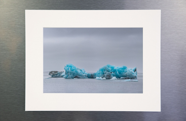 Photo d&#039;iceberg au Jökulsárlón avec passe-partout