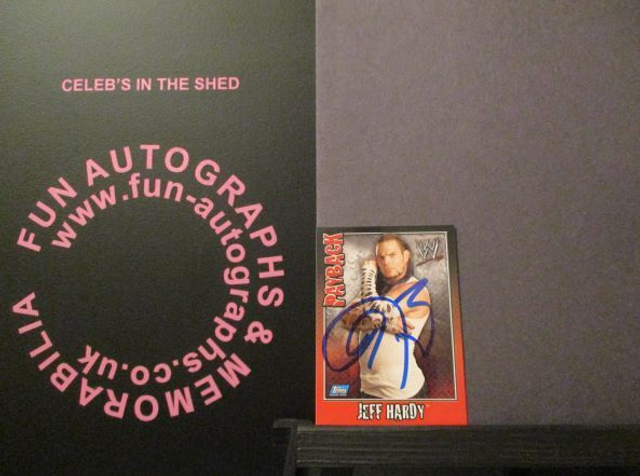 Jeff Hardy - Payback #26 Authentic Autograph Trading Card