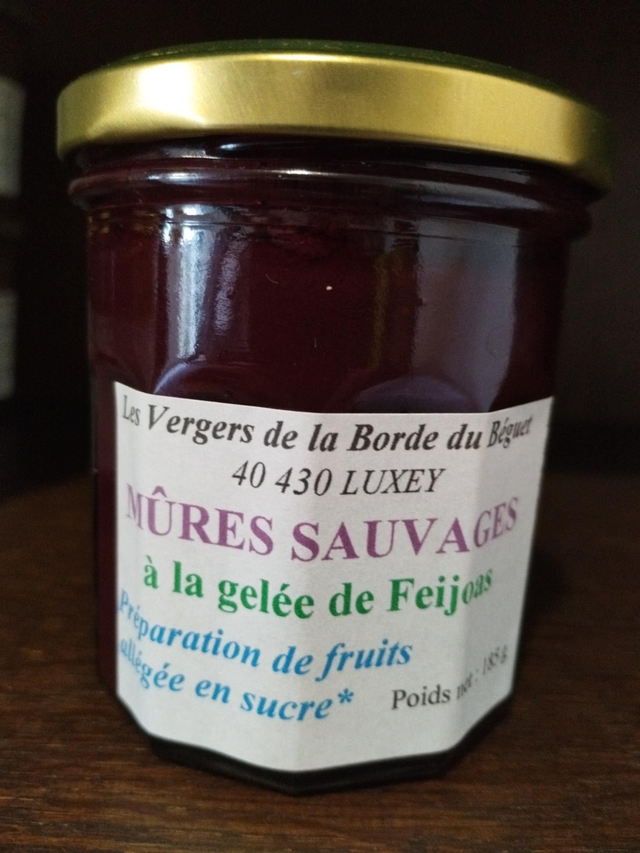 Mûres à la gelée de Feijoas (p. allégées)